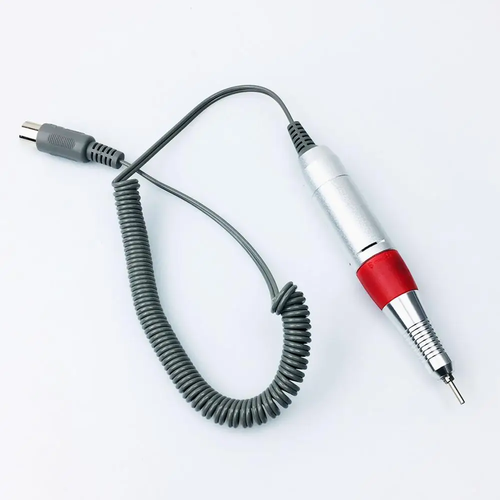 Red handpiece 25000 об/мин Электрический аппарат для маникюра, педикюра, напильники, набор инструментов и аксессуаров, полировщик для ногтей, шлифовальный станок для гель-лака - Цвет: Red handpiece
