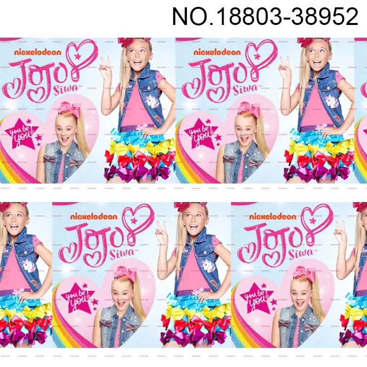 10 ярдов Различные размеры мультяшная корсажная лента с принтом JOJO girl Cutie|Ленты