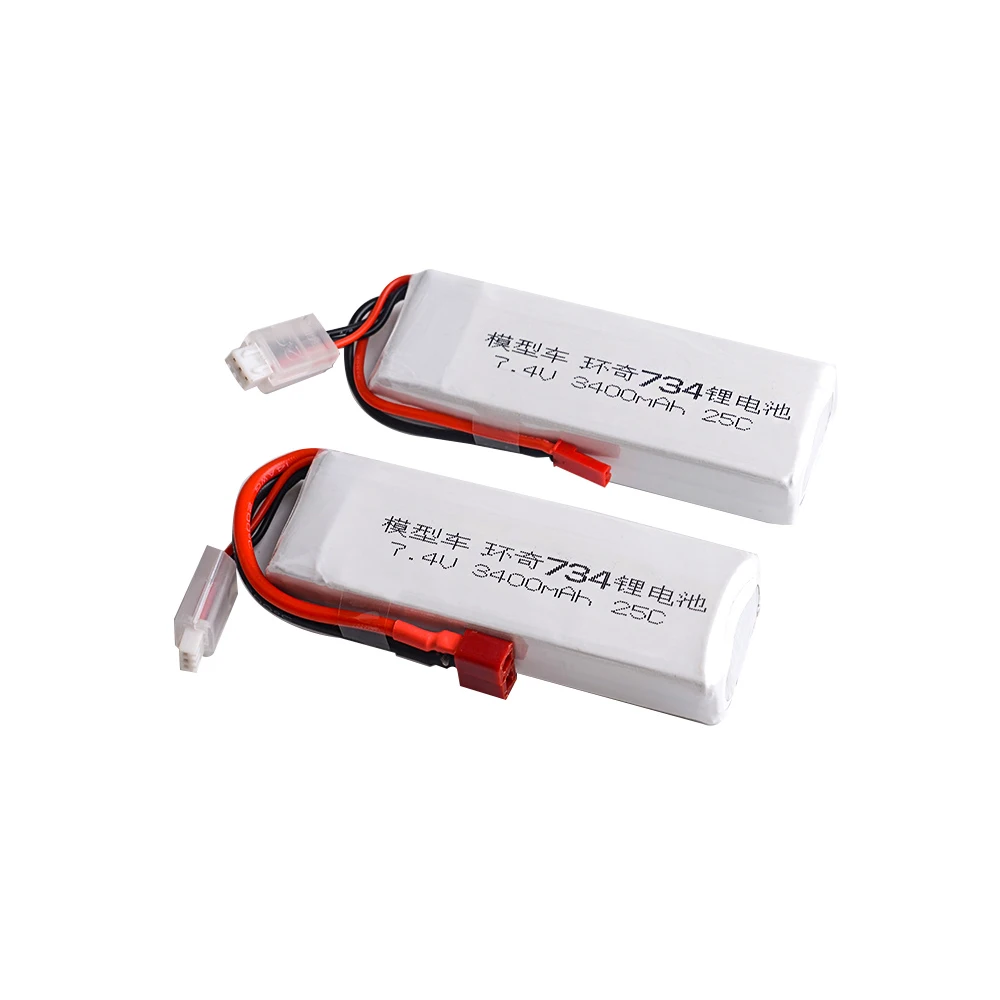 1 шт. аккумулятор 7 4 В 3400 мАч 25C 2 S li po pil (T/Jst/5500)|7.4 v|li-po 7.4 vli-po mah |