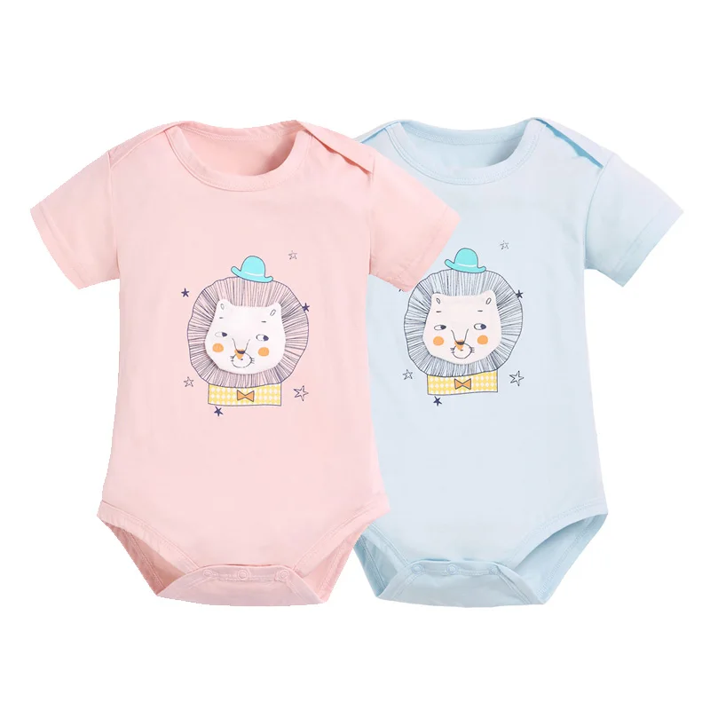 Детские комбинезон 2 шт. Детская Ropa одежда из хлопка детская летняя С короткими