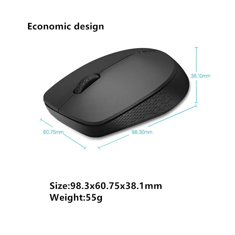 Rapoo M100 Бесшумная многофункциональная беспроводная мышь для ноутбука usb Bluetooth 3,0, 4,0/2,4G 1300 dpi переключатели мини-мышь для ПК для дома и офиса