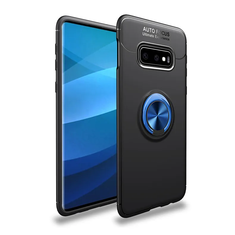 Black Blue Для samsung Galaxy S10 5G чехол s 360 градусов Автомобильный Магнитный чехол для телефона для samsung Galaxy S10E S10 Plus S10 - Цвет: Black Blue