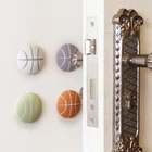 Резиновая ручка на дверь для игры в гольф, волейбол, баскетбол, стильный фиксатор, защитная накладка, 3d наклейки на стену, 1 шт.