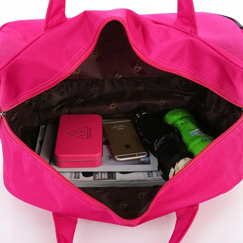 Сумка на колесиках для багажа Женская дорожная сумка металлическая ручная