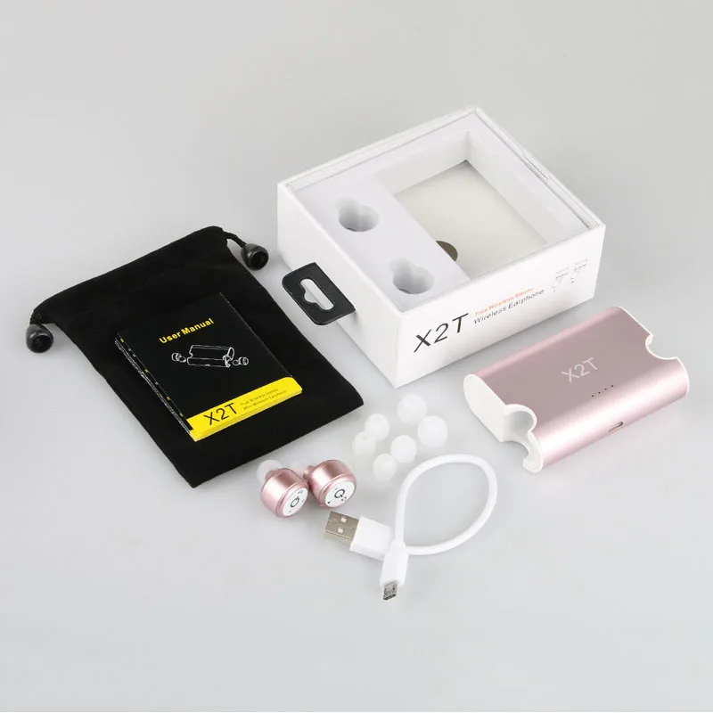 Mini X2T True Wireless Bluetooth4.2 TWS стерео наушники вкладыши гарнитура наушники|Наушники и