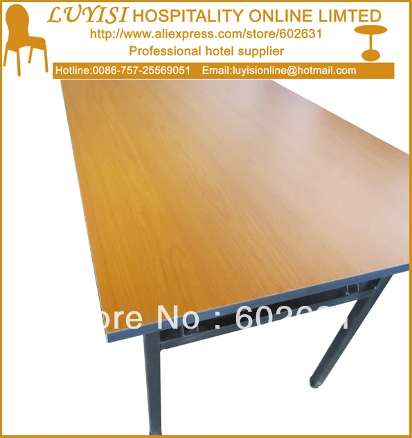 3" W x 72" D x 3" H мм складной Банкетный стол, Меламиновый верх 18 мм или 25 мм