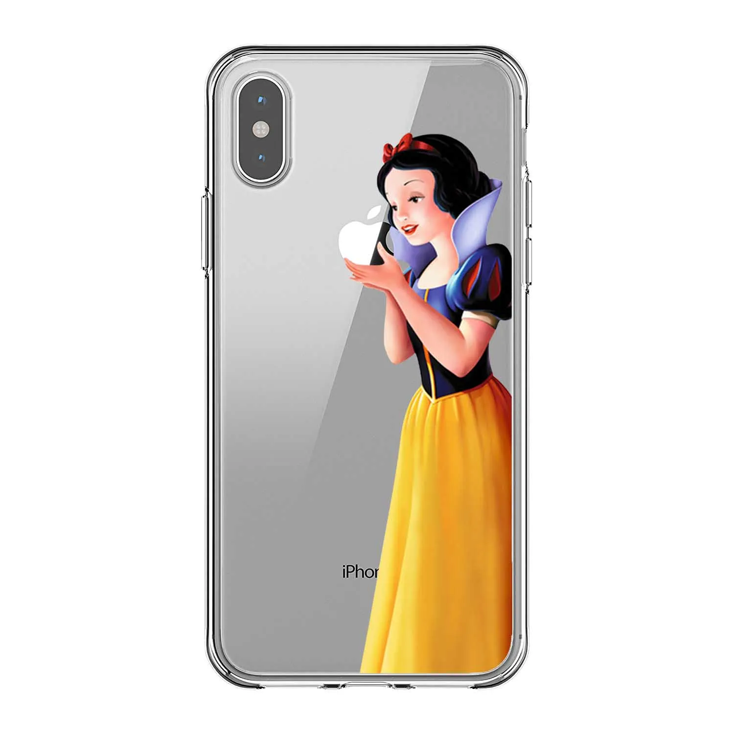 Веселые чехлы из мягкого силикона и ТПУ с милым мультяшным принтом для iPhone X 5 5S SE 6