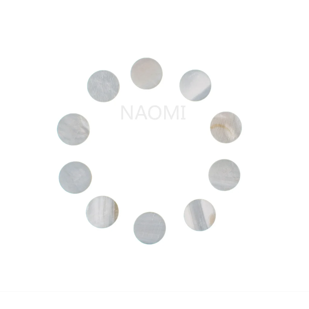 Наоми 10 шт. гитарные точки 11 мм белая перламутровая оболочка гриф для гитар