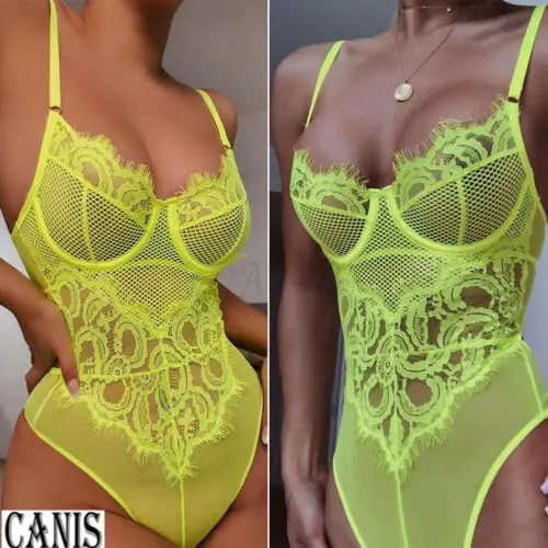 Женское сексуальное нижнее белье ажурное кружевное Babydoll дамское боди g стринги