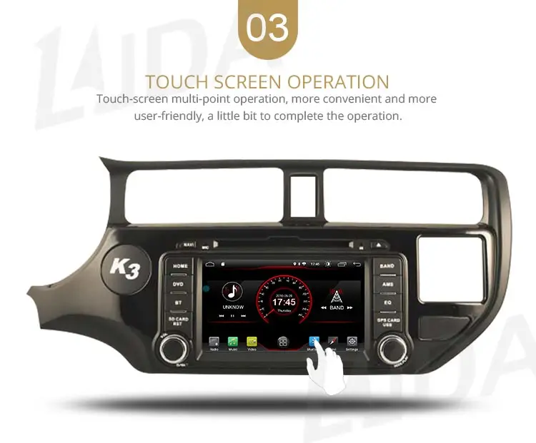 LJDA Android 10 автомобильный dvd-плеер для KIA Rio K3 2012 2013 gps навигация 2 Din Автомобильный радио мультимедиа wifi стерео ips RDS