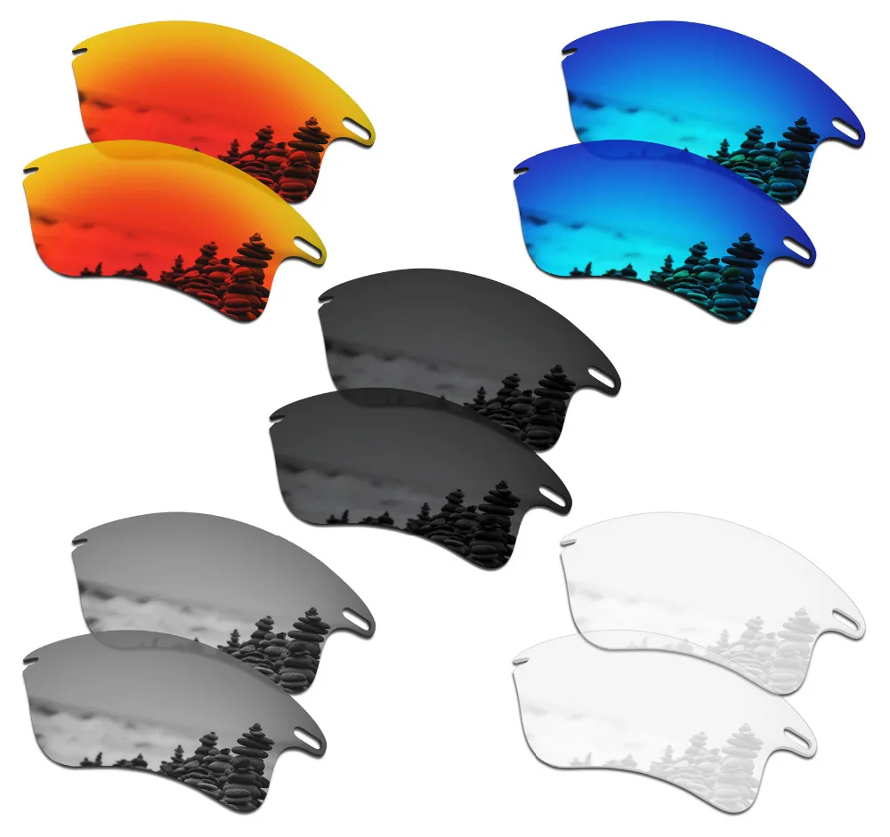 5 пар поляризованных солнцезащитных очков SmartVLT Сменные линзы для Oakley Fast Jacket XL