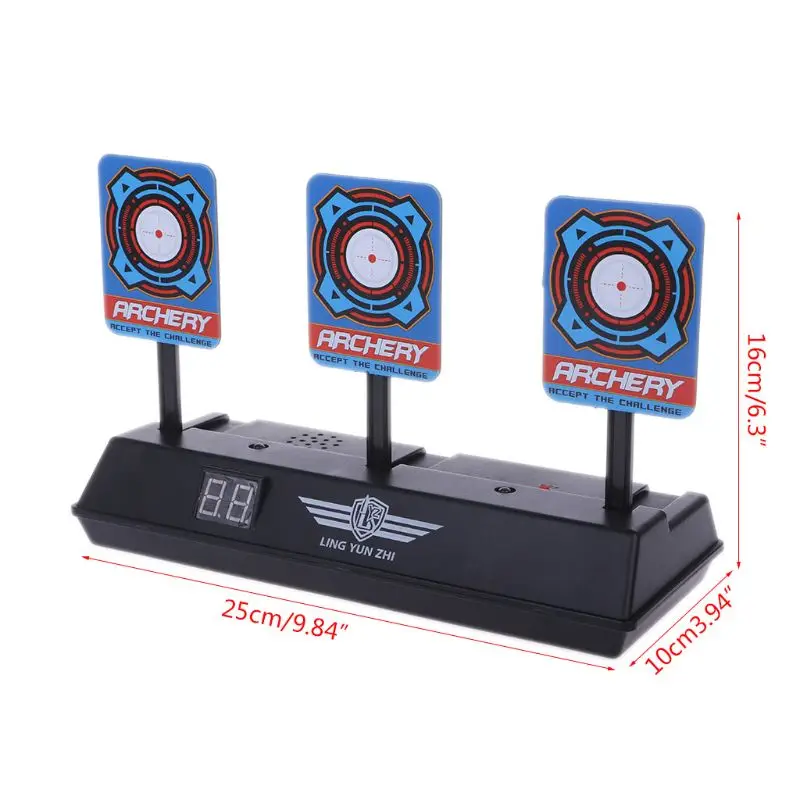 

Intelligent Auto-Reset Counter Electronic Scoring Target For Nerf N-Strike Elite/Mega/Rival Series Light Sound Scoring Target