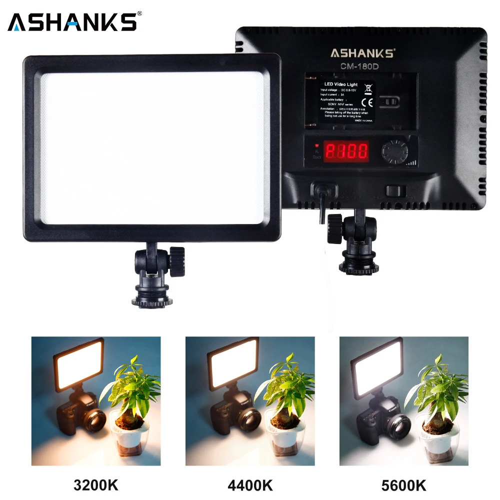 Профессиональная ультратонкая светодиодная лампа ASHANKS 3200 K 5600 для освещения