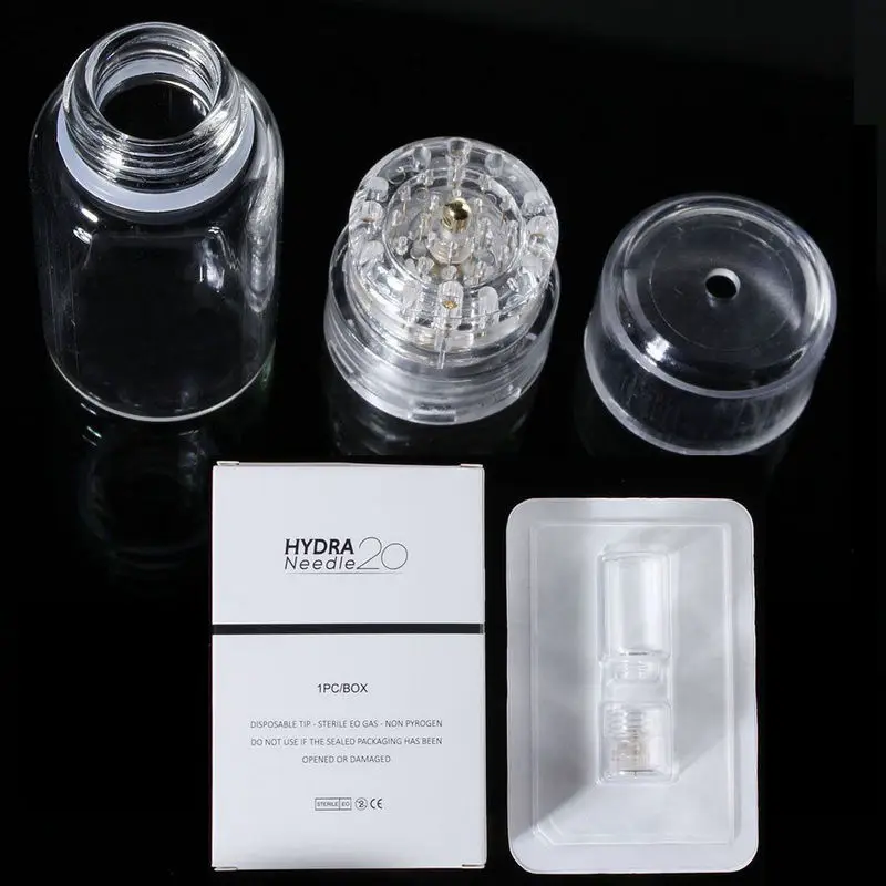 Micro Stamp Therapy HYDRA Needle 20 MICRO TITANIUM APPLICATOR BOTTLE for Hyaluronic Acid Essence Skin care | Красота и здоровье