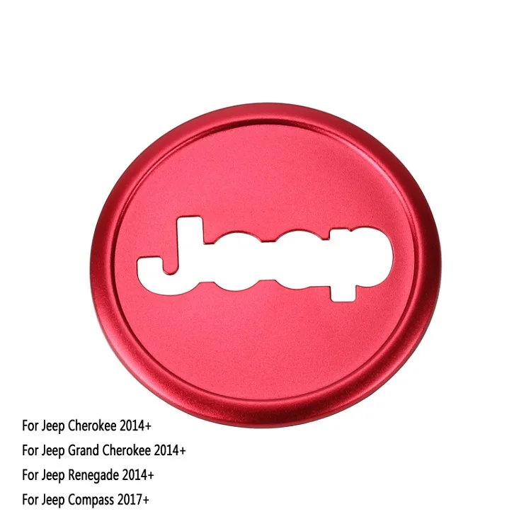 RED B MOPAI Автомобильный руль декоративная накладка для Jeep Wrangler/Cherokee/Compass/Патриот/Grand Cherokee/Renegade аксессуары - Название цвета: RED B