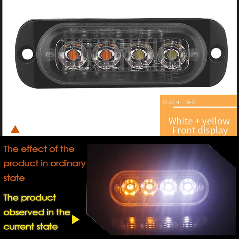 LENTAI 1 шт. Автомобильный аварийный мерцающий светильник Предупреждение мигающая