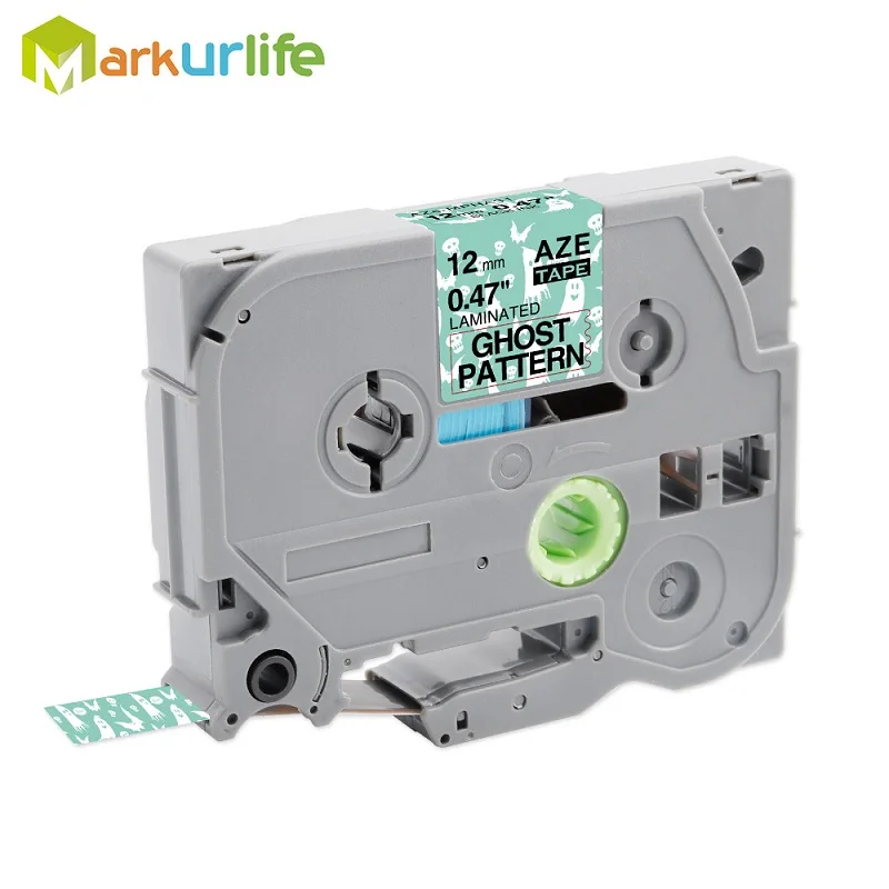 1 шт. TZe231 Совместимость с Brother P-touch маркировочная лента для принтера Tze-231 Tz-231 12 мм черный на белом TZ TZe 231 ламинированные ленты - Цвет: Black on Ghost