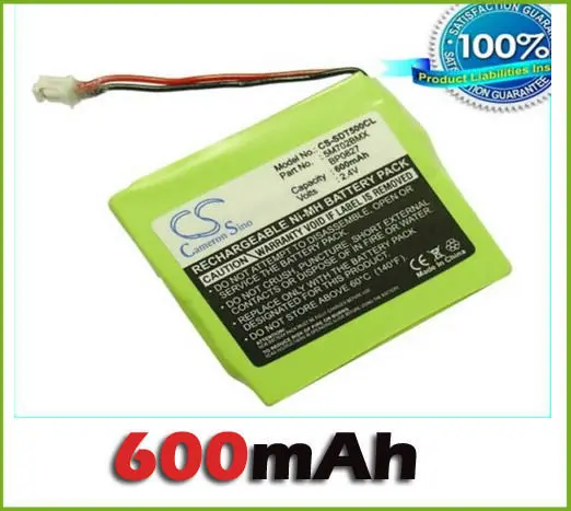 Аккумуляторная батарея для телефона Audioline SLIM DECT 582 TEXET TX D7400 new|texet tx-d7400|dect phone