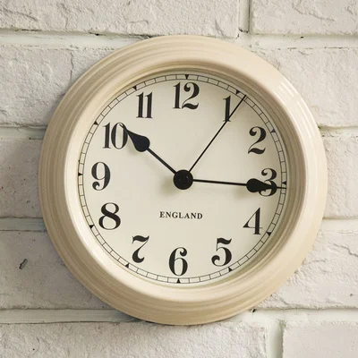 No lanyard style 8 дюймовые круглые Настенные часы Saat Reloj Relogio De Parede, Современные Простые бесшумные часы для спальни, металлические часы для гостиной, кварцевые часы - Цвет: No lanyard style