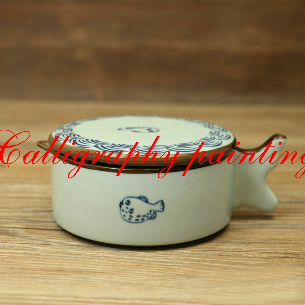 1 шт. фарфоровый контейнер для чернил с крышкой|Чернильный камень| |