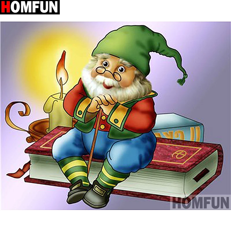 Алмазная живопись HOMFUN вышивка крестиком &quotмультипликационный персонаж&quot