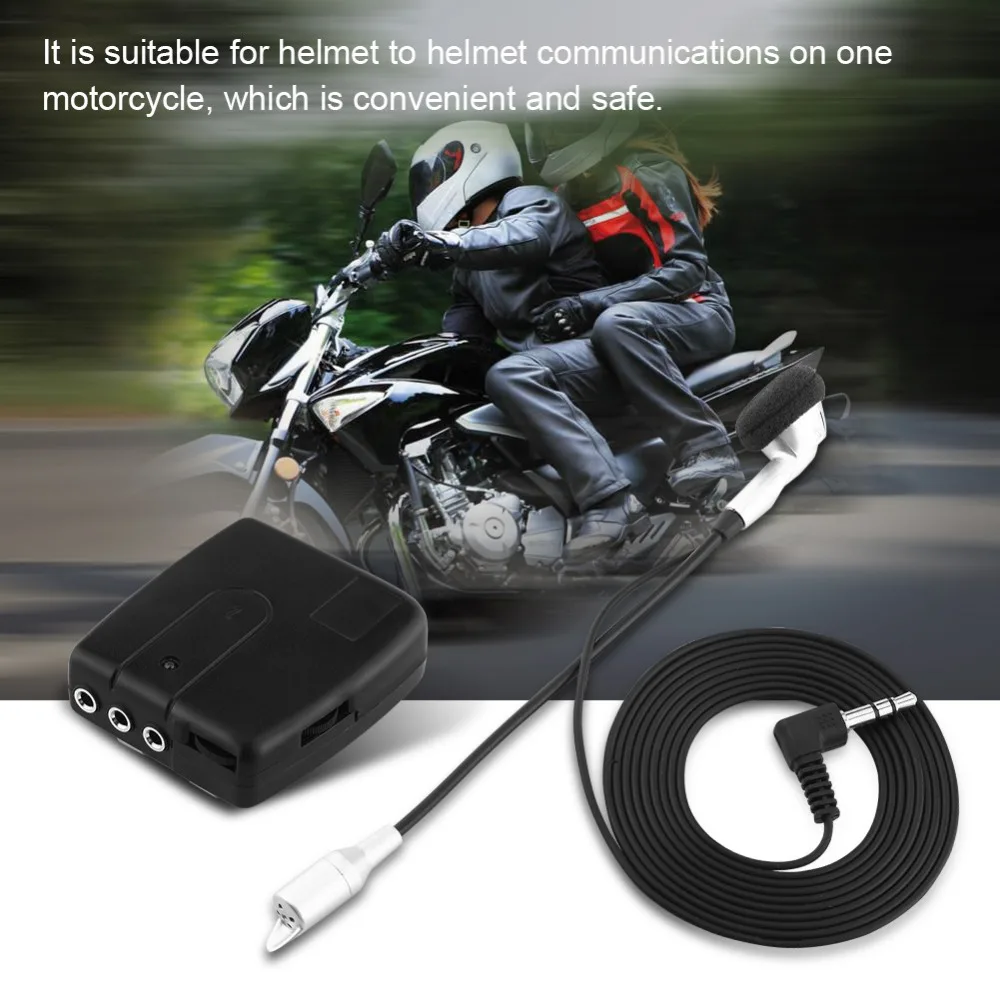 Переговорное устройство для мотоцикла с гарнитурой система связи шлемом и