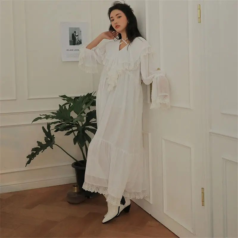 HziriP корейское Новое однотонное элегантное платье женское эстетическое