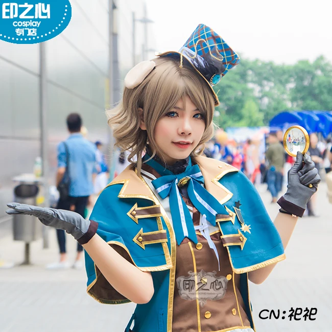 

Люблю жить! Солнце! Аниме Aqours Detective Watanabe You Униформа Хэллоуин Косплей Костюм Новый Бесплатная доставка.