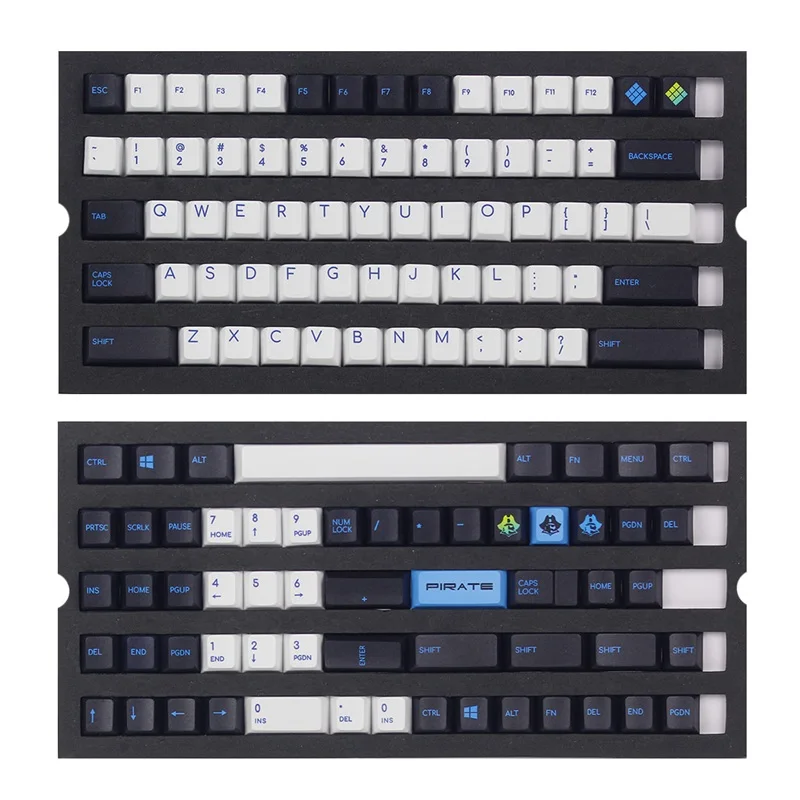 KBDfans Новое поступление pbt keycay dye subbed keycaps профиль chrrey полный набор diy механический keyboar