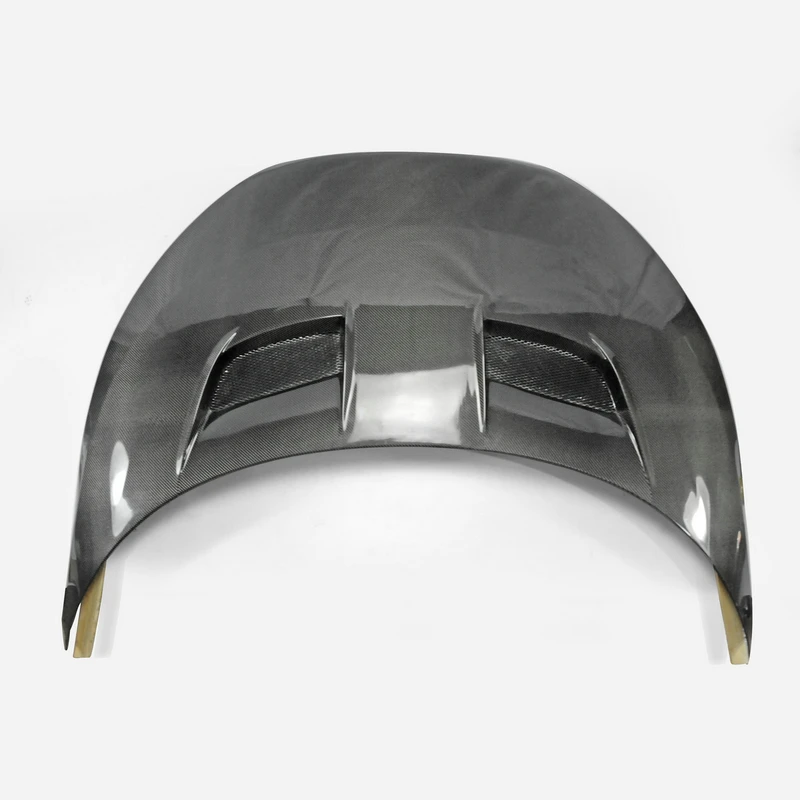 Тип F углеродное волокно ВЕНТИЛИРУЕМЫЙ КАПОТ глянцевое двигатель воздуховод