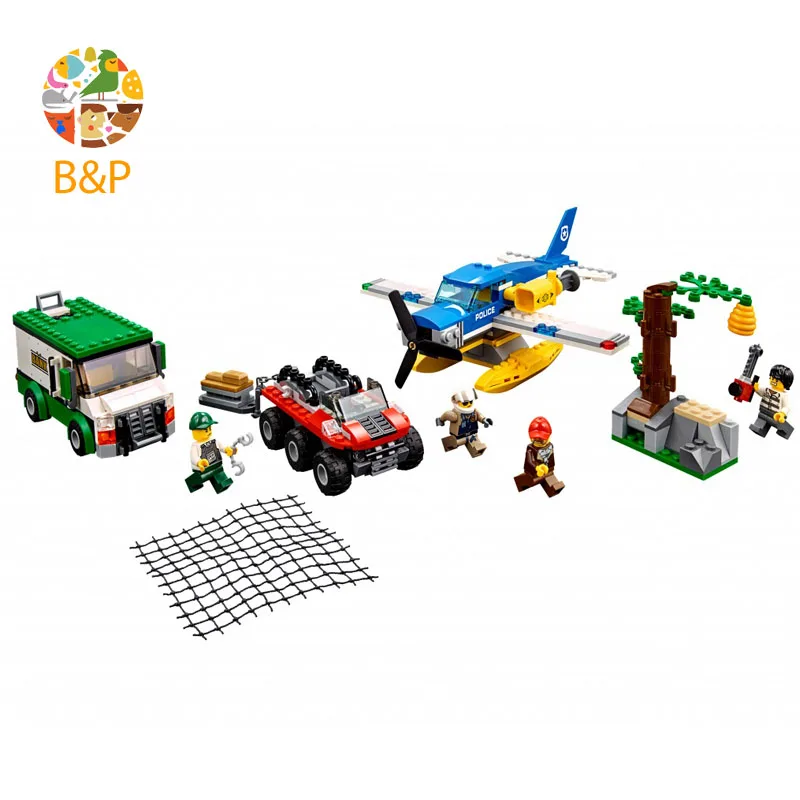 Legoing 60175 409 шт. Сити серии горная река ограбление Модель Building Block образования DIY
