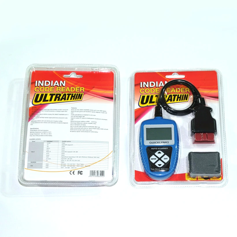 DHL Бесплатная 3 шт. автоматический сканер для индийских автомобилей QUICKLYNKS T65 Obd2 T TA