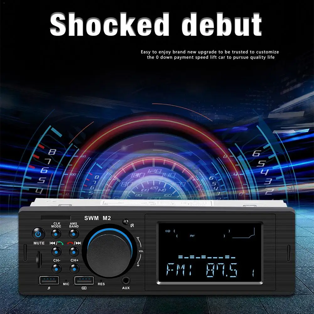 Автомобильная электроника автомобильный стерео MP3 музыкальный плеер FM Bluetooth USB TF AUX радио Bluetooth автомобильный AUX классический автомобильный стерео аудио