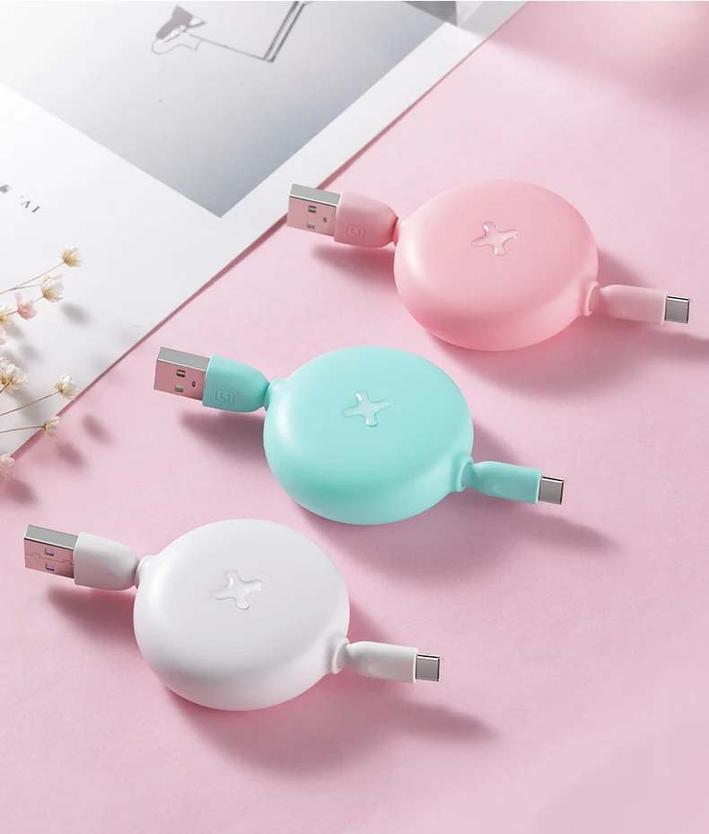 CAFELE type c usb кабель для samsung huawei xiaomi яркие цвета быстрая зарядка плоский выдвижной Usb кабель зарядное устройство кабель синхронизации данных