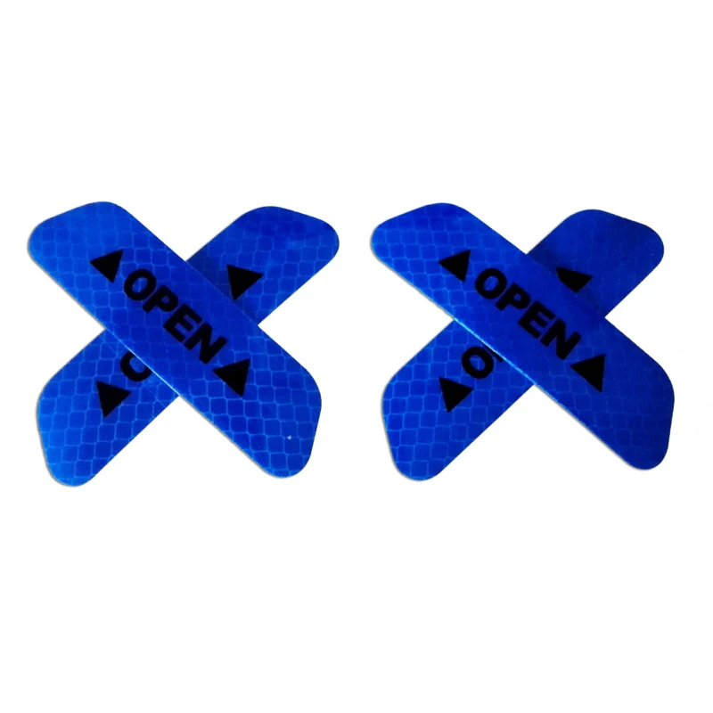 Светоотражающая наклейка на дверь для стайлинга автомобиля открытая Защитная