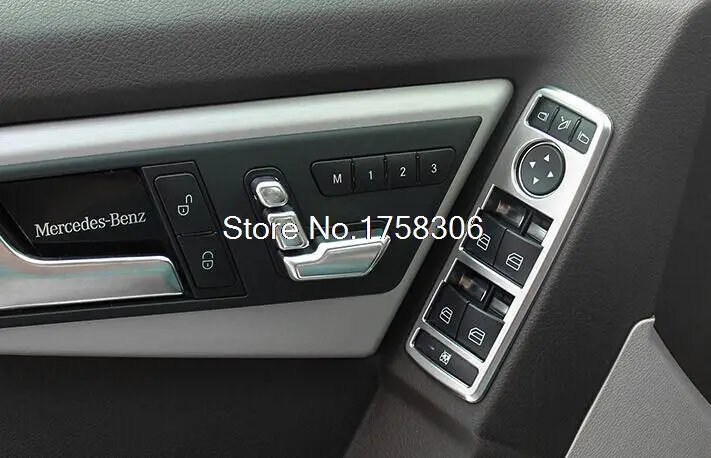 Angelguoguo декоративные наклейки на автомобильные очки для стекла Mercedes-Benz A B C E GLK ML GL