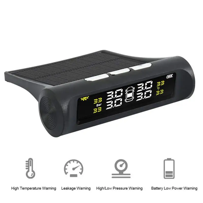 Автомобильная TPMS система контроля давления в шинах Солнечная энергия