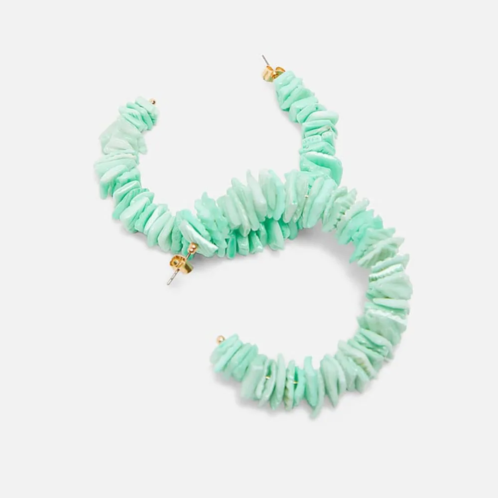 Girlgo Boho, женские серьги-капли ручной работы с бисером и бахромой, этнические синие серьги с кисточками, массивные серьги, ювелирные изделия, вечерние, подарки