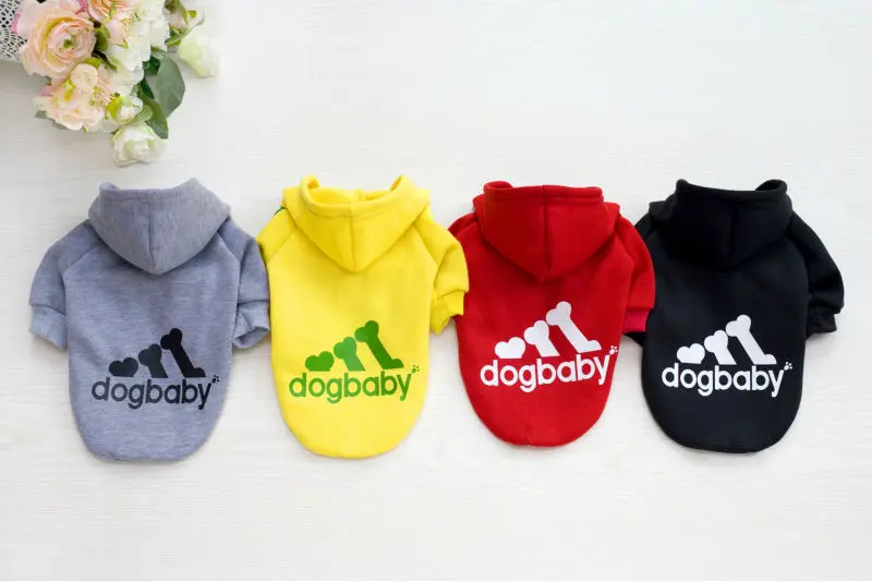 FA132 Бесплатная доставка зимняя хлопковая одежда для собак теплые худи щенков с
