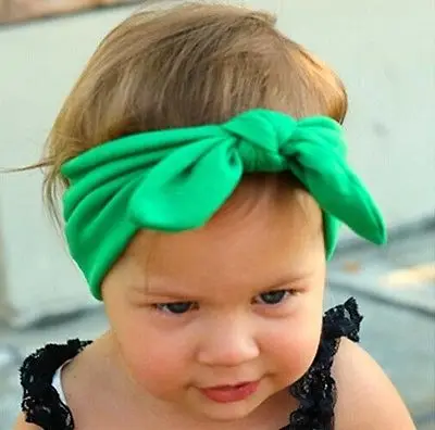 Fashion Colorful Baby Girls Lovely Hair Bow Tie Bands NewBorn Ribbon Headbands | Детская одежда и обувь