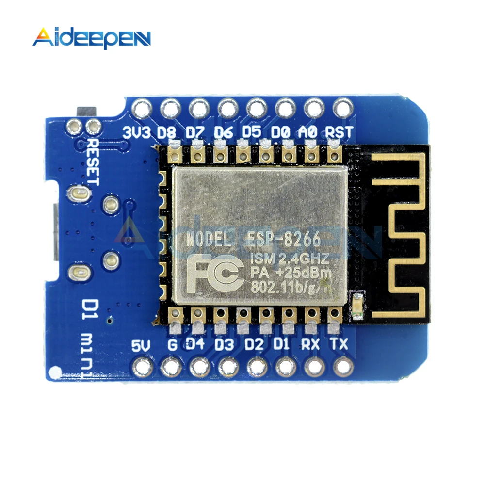 ESP8266 ESP12 ESP-12F CH340G модуль для Wemos D1 Мини WiFi макетная плата Micro USB 3 V на основе ESP-8266EX 11