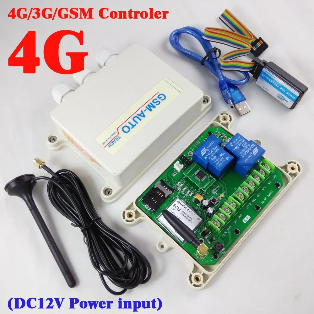 4G LTE 3G GSM AUTO двойное большое реле дистанционный переключатель One порт будильника