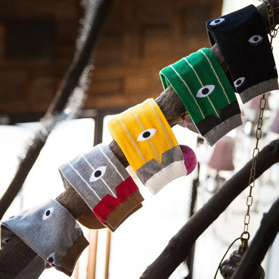 Летние классные мужские носки [COSPLACOOL] с рисунком глаз|men socks|mens socks patternsocks breathable |