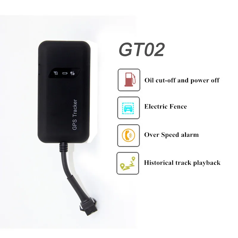 GT02 Автомобильный GPS Tracker GPRS GSM Авто Электрический Мотоцикл Locator Реального Времени