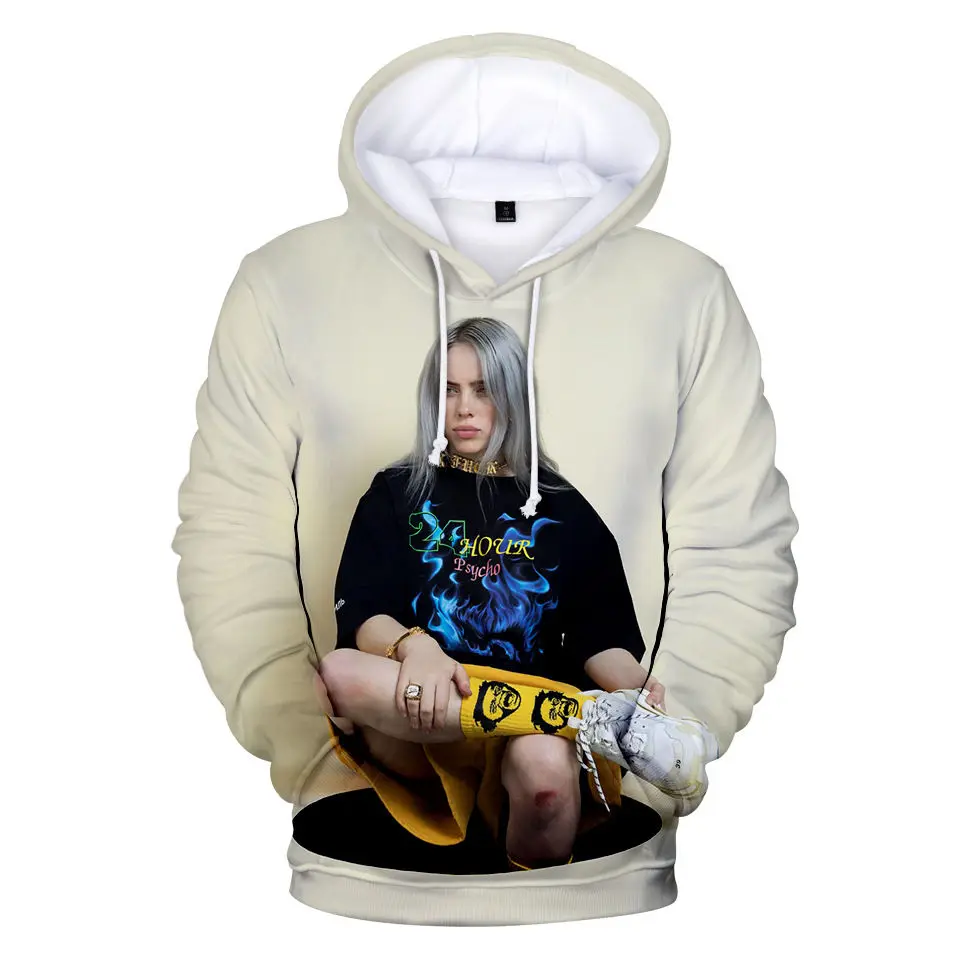 Billie Eilish толстовки с длинным рукавом Спортивные костюмы Толстовка для мужчин