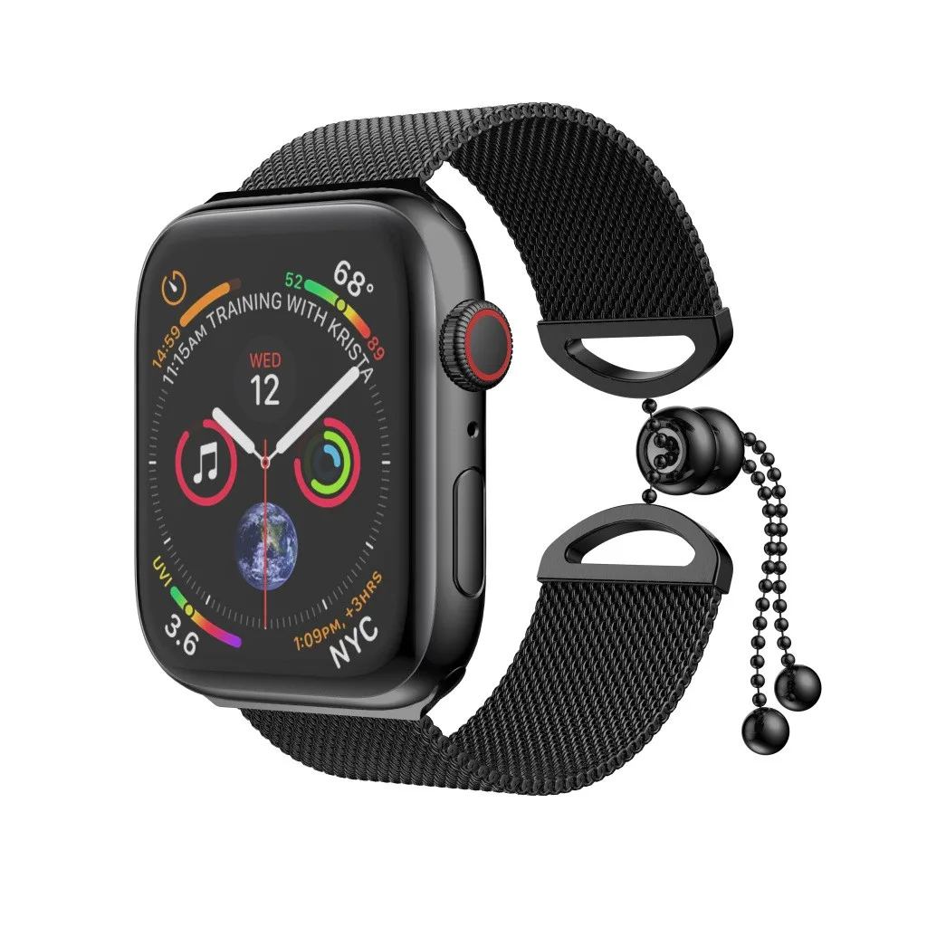 Высокое качество Мода Миланского нержавеющая сталь браслет ремешок для Apple Watch