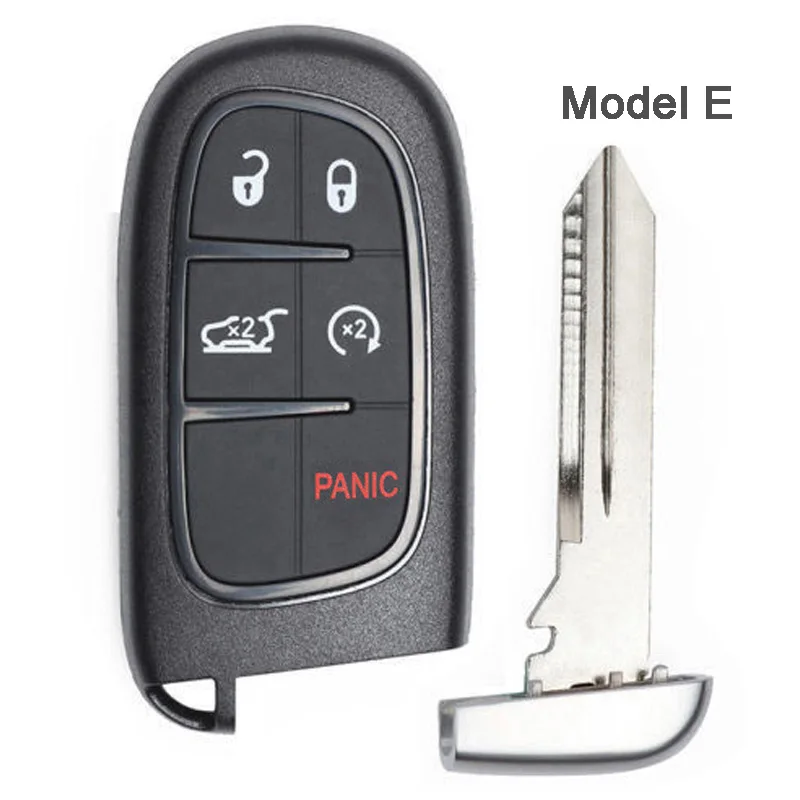 KEYECU для оперативная память 1500 2500 3500, Jeep Cherokee Замена 2+ 1/3 1/1 5 Кнопка дистанционного+ чехол Fob
