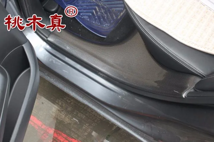 AOSRRUN для Honda Civic 9 th 2013 Гостевая педаль Артикул порог встроенный специальный модифицированный карбоновое волокно внутренняя отделка