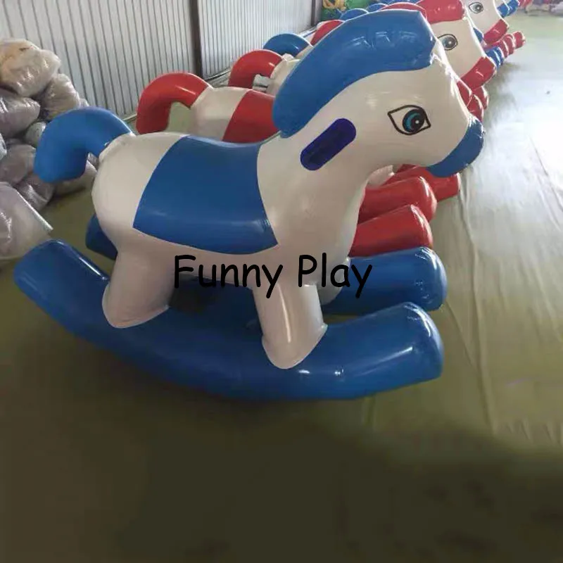 Надувной воздушный прорезыватель Надувное хобби маленькая лошадка-качалка для