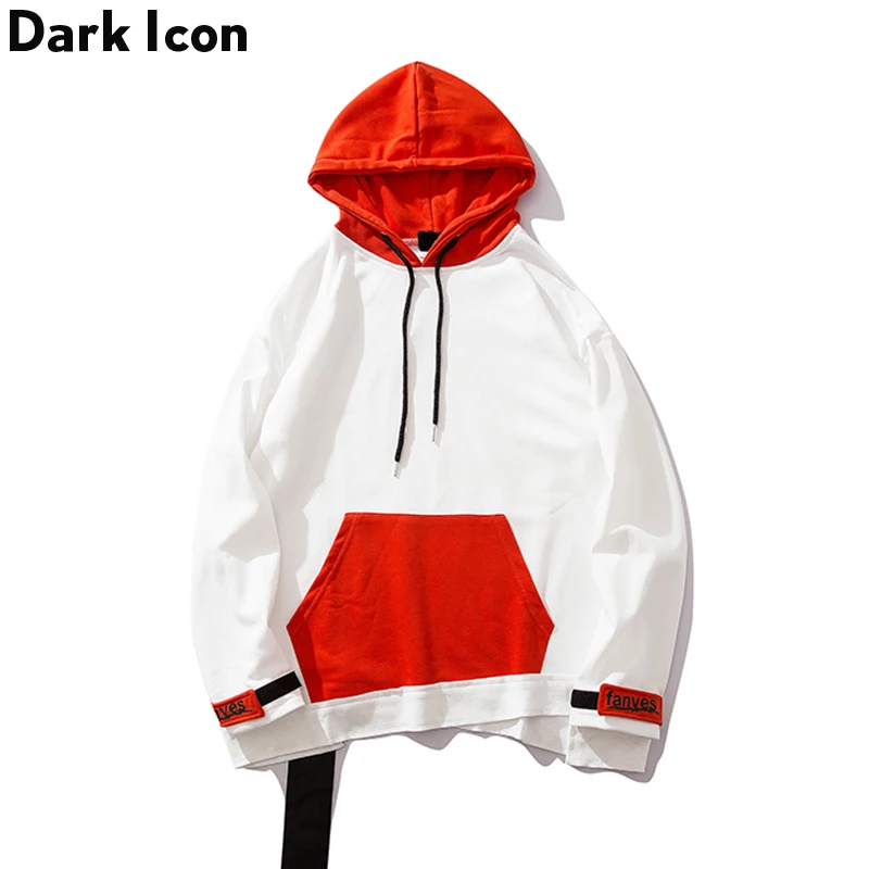 Dark Icon Girl 3M светоотражающая Толстовка в стиле хип-хоп Мужской пуловер с передним